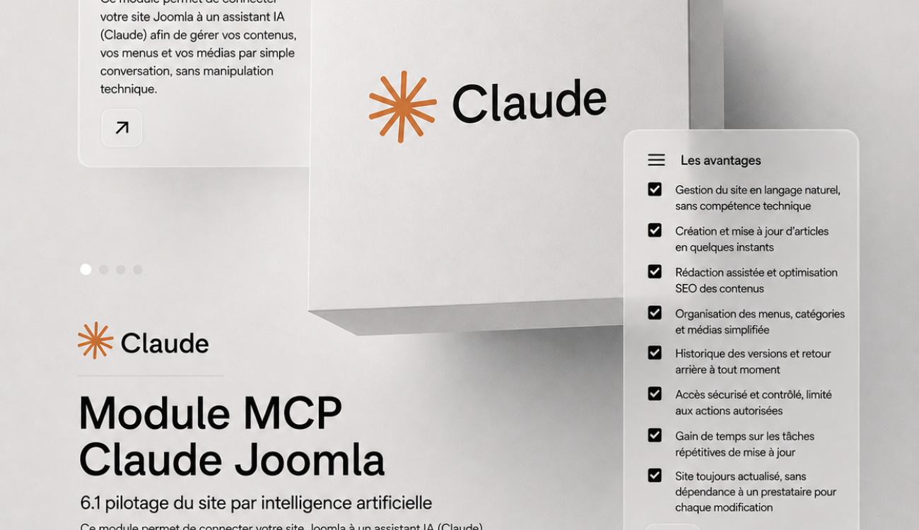 Módulo MCP Joomla: ¡dirige Joomla con Claude y la IA es posible!